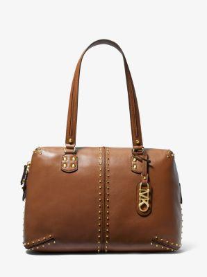 Astor Large Studded Leather Tote Bag Product Image
