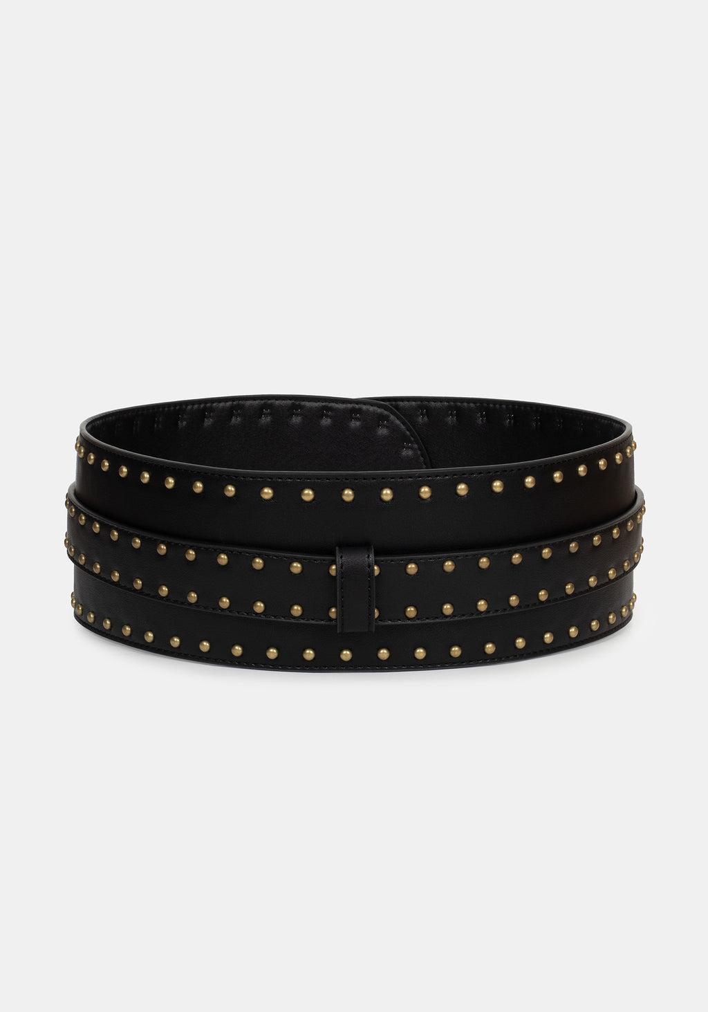 Brux Rivet Detail Buckled Waist Belt Product Image