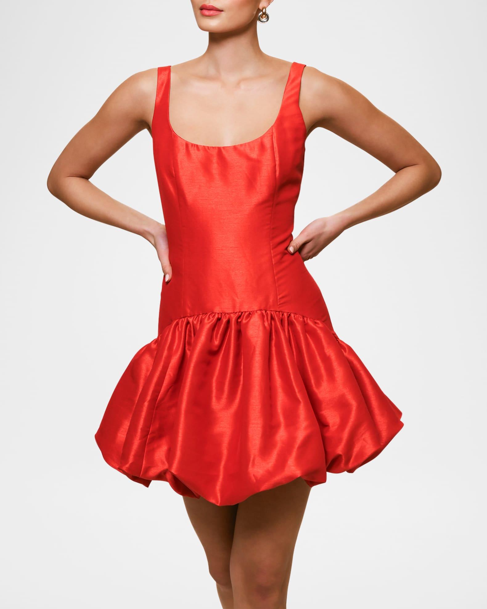 Lowry Drop-Waist Bubble Mini Dress Product Image