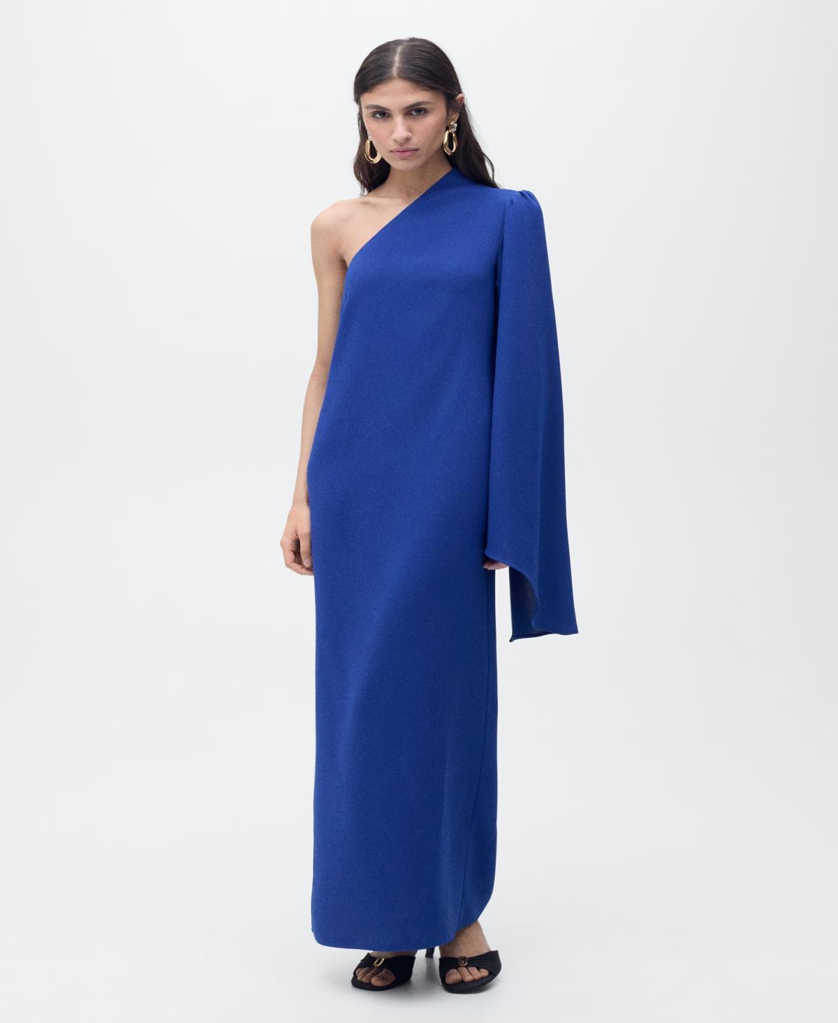 Long flared sleeve dress - Women | MANGO USA Product Image