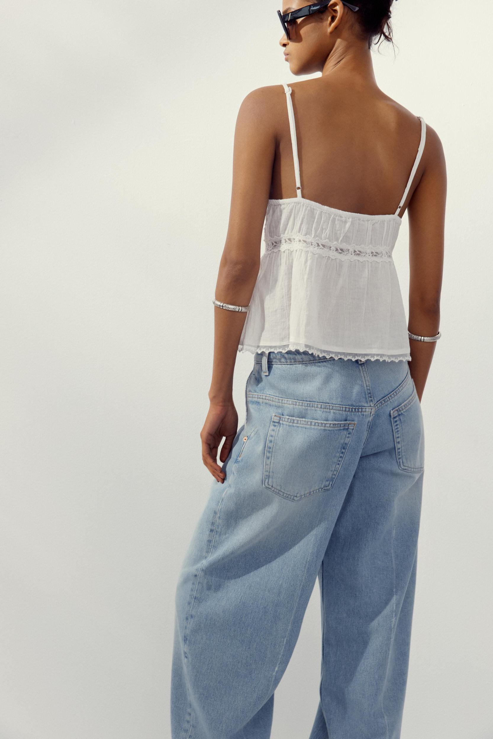 LACE CHIFFON TOP Product Image