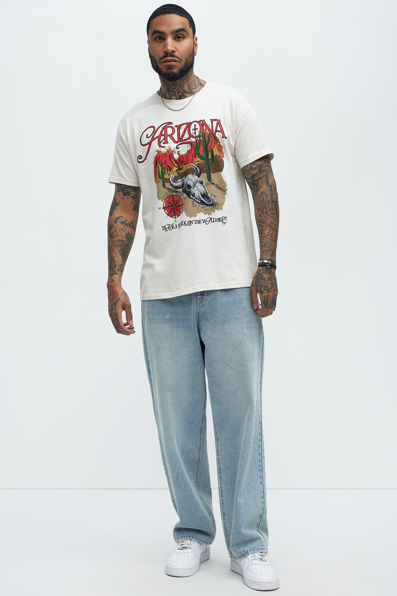 Walk In The Wildside Short Sleeve Tee - Natural Product Image