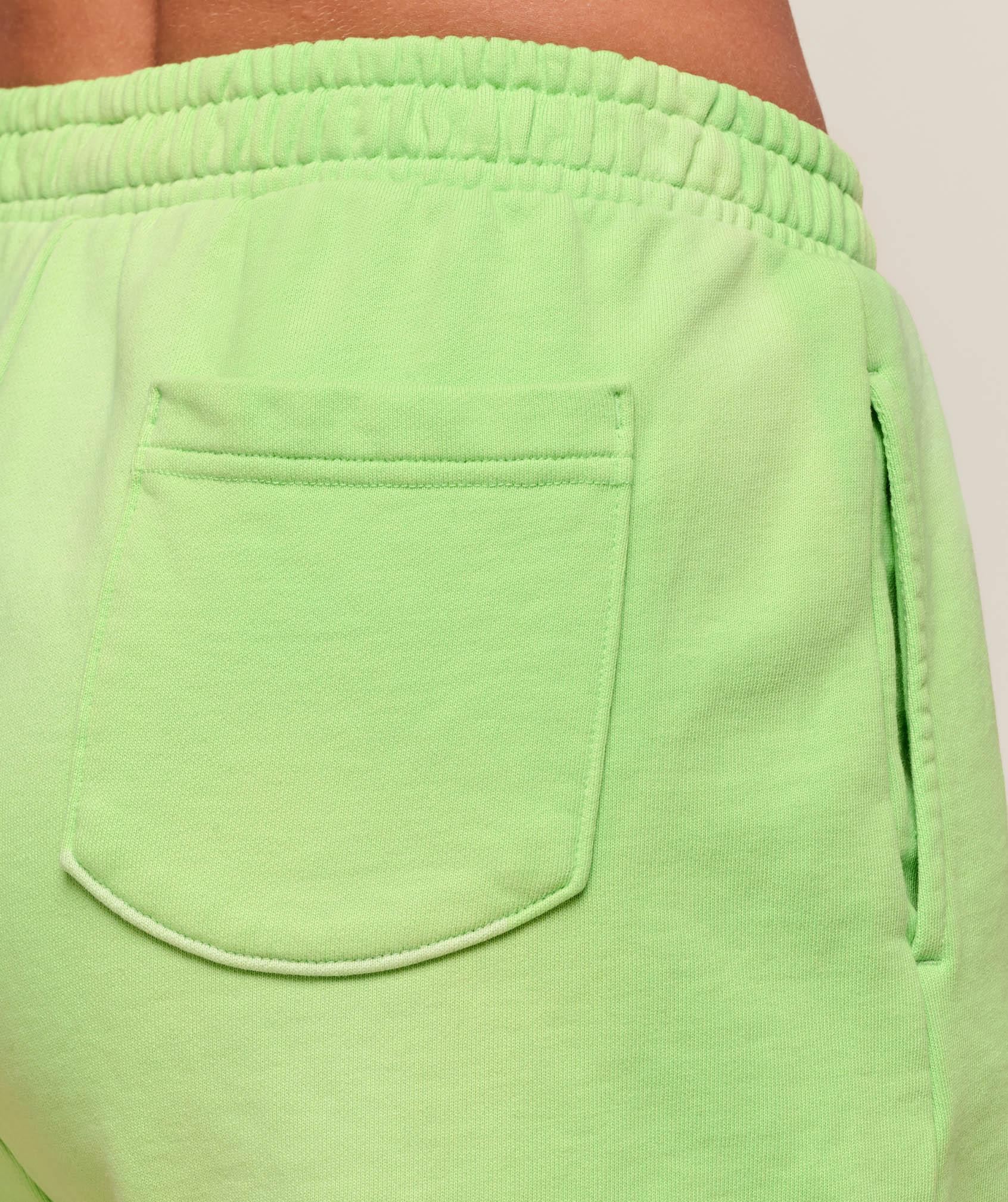 Gymshark Summer Tie-Dye Graphic Shorts - Energy Gelato Green/Wash Female Product Image