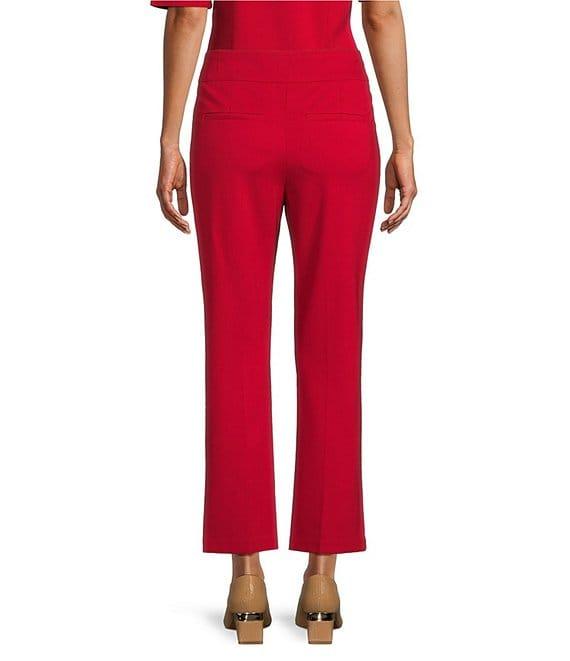 Investments Signature Ponte Pull-On Straight Ankle Pants Product Image