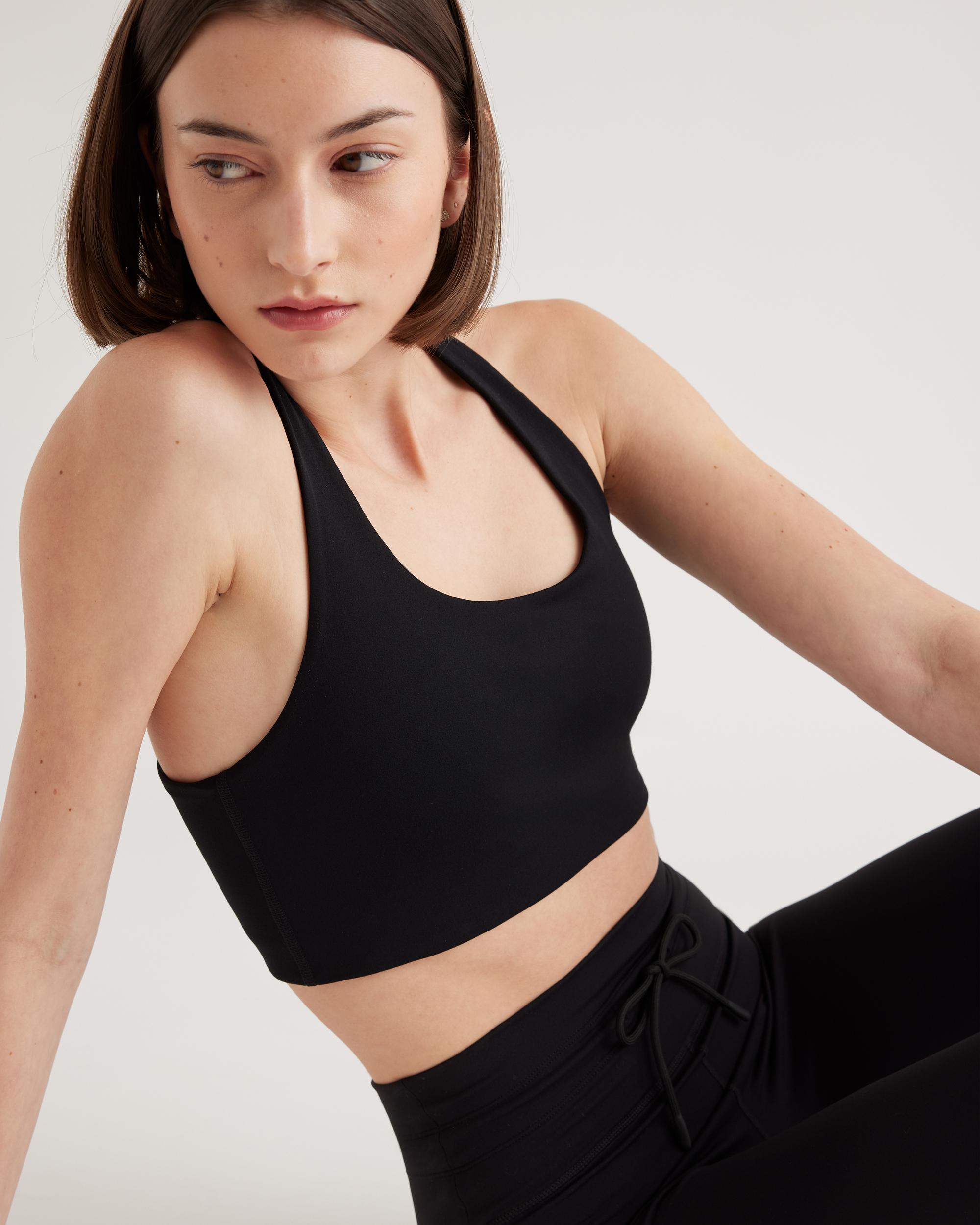 Quince | Women's Ultra-Form Scoop Neck Longline Bra Size XS, Nylon/Spandex Product Image