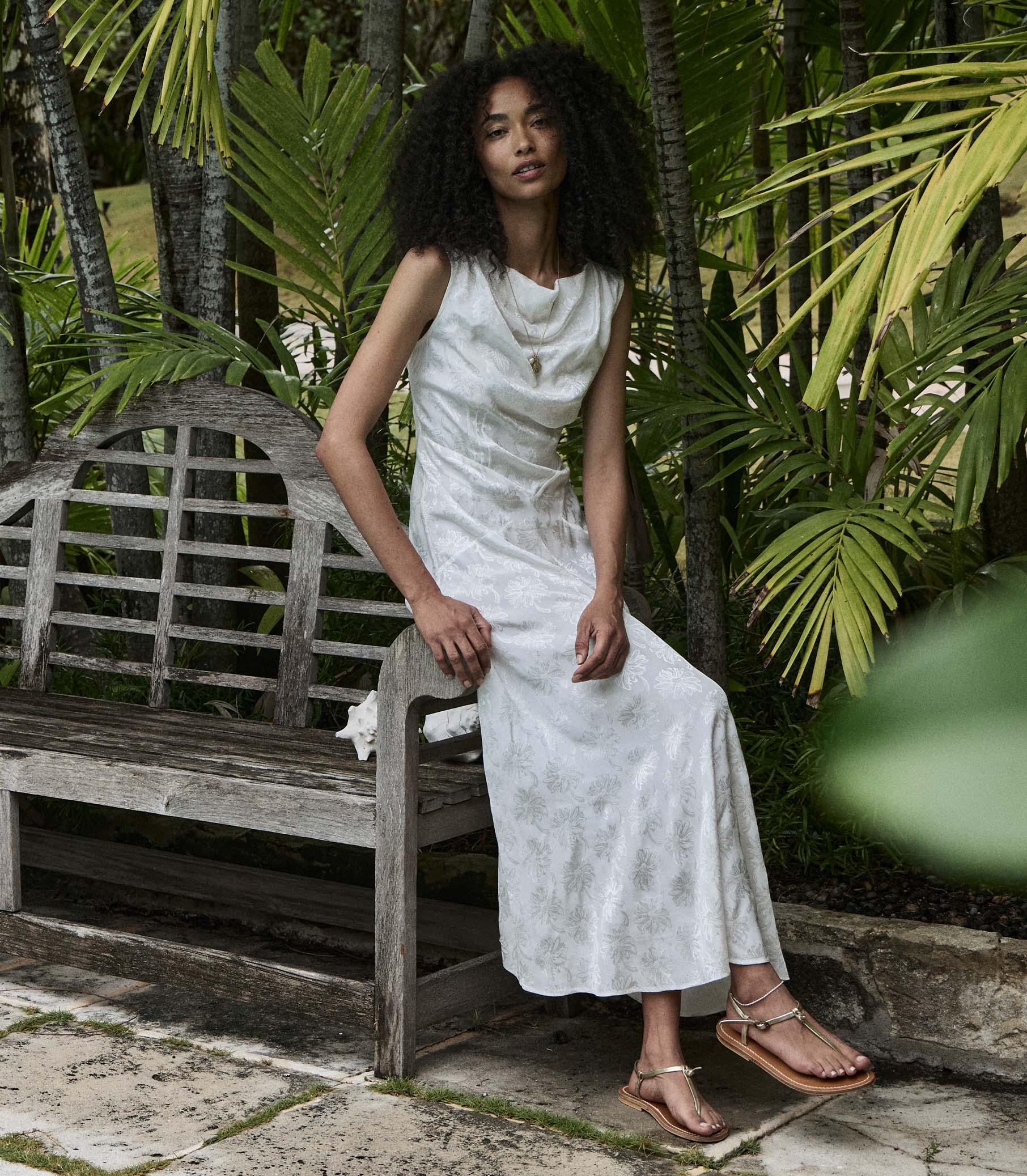 LOUISA DRESS -- SALT MARGUERITE JOLIE Product Image