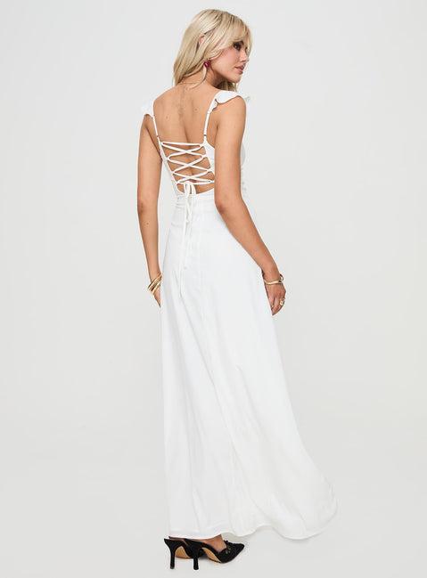 Landon Maxi Dress White Product Image