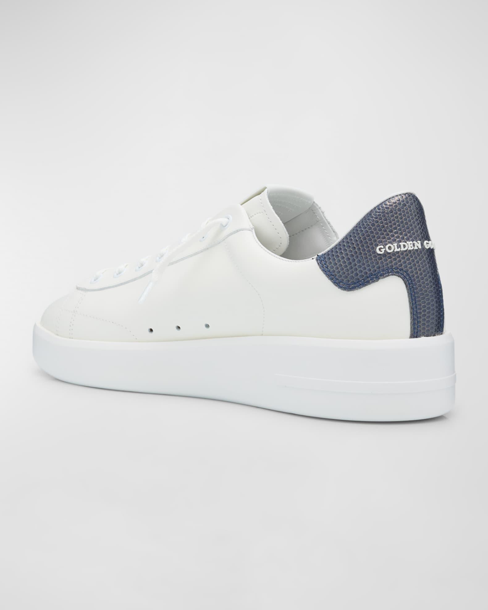 Men's Pure Star Leather Low-Top Sneakers Product Image