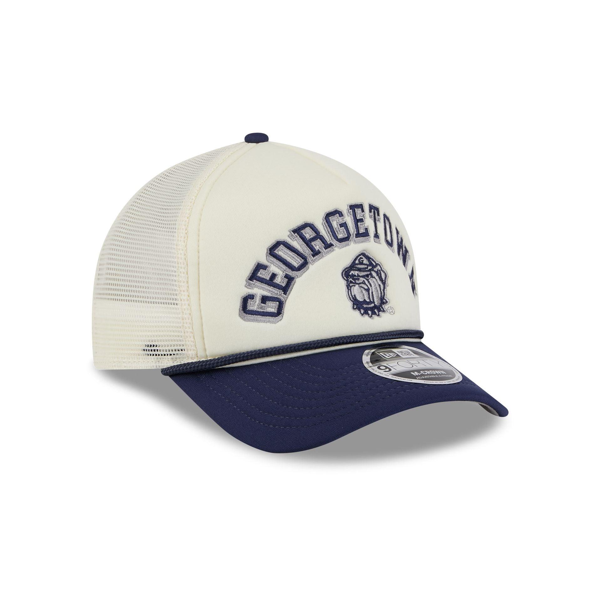 Georgetown Hoyas Chrome Arch 9FORTY M-Crown A-Frame Trucker Hat Male Product Image