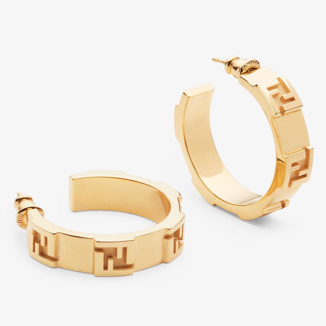 Forever Fendi earringsGold-colored metal earrings Product Image