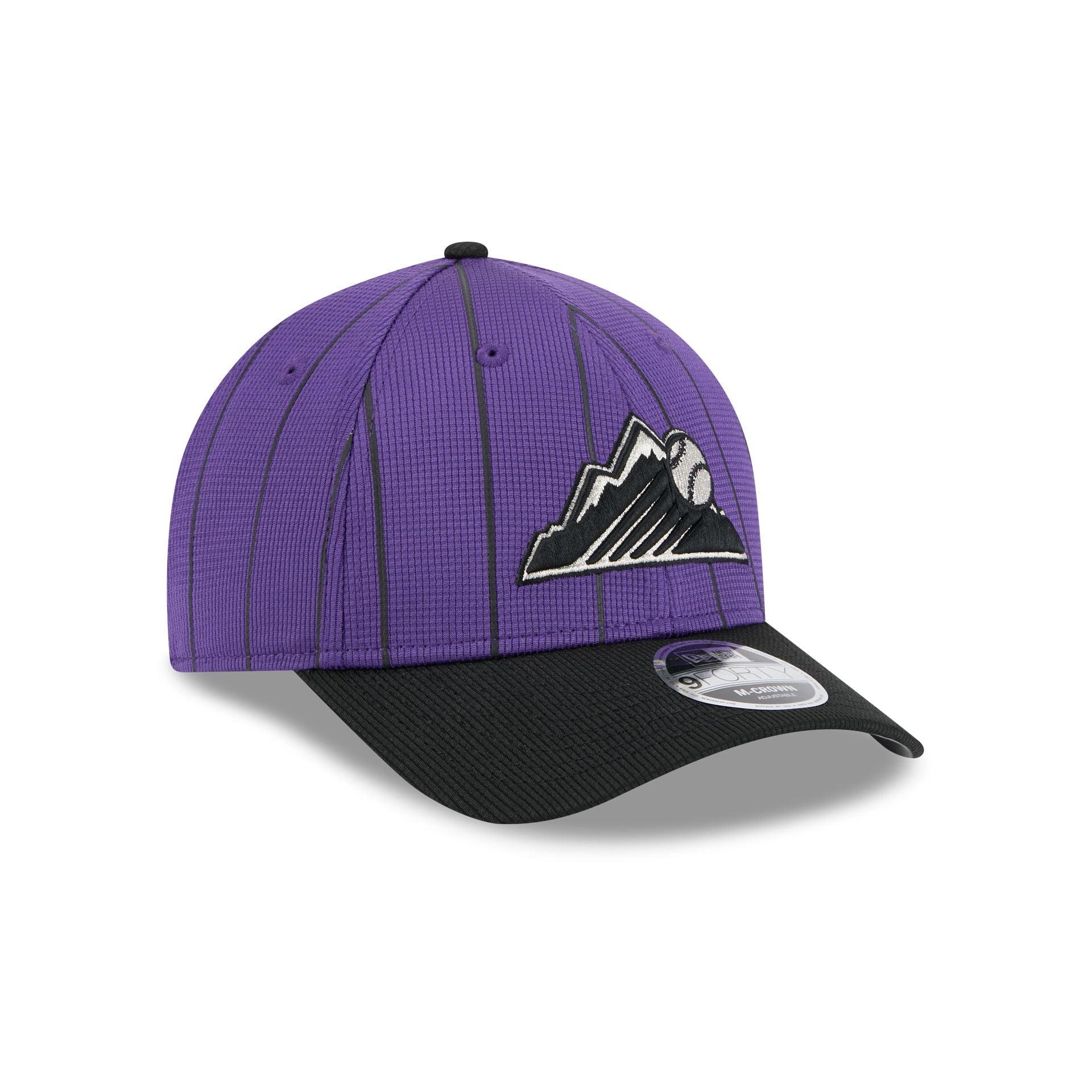 Colorado Rockies 2025 Batting Practice 9FORTY M-Crown Snapback Hat Male Product Image