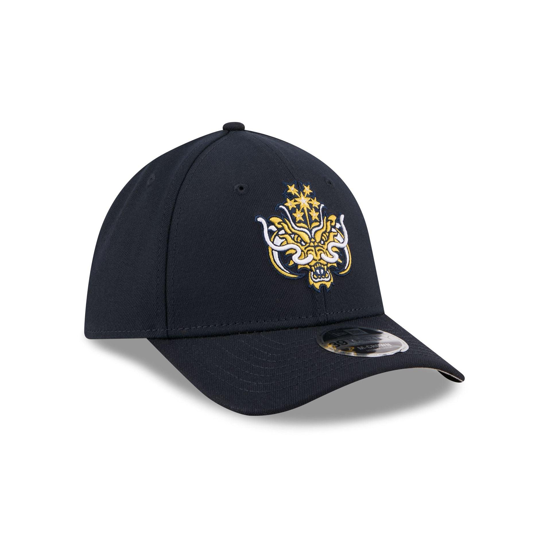 Durham Bulls Theme Night Navy 39THIRTY M-Crown Stretch Fit Hat Male Product Image