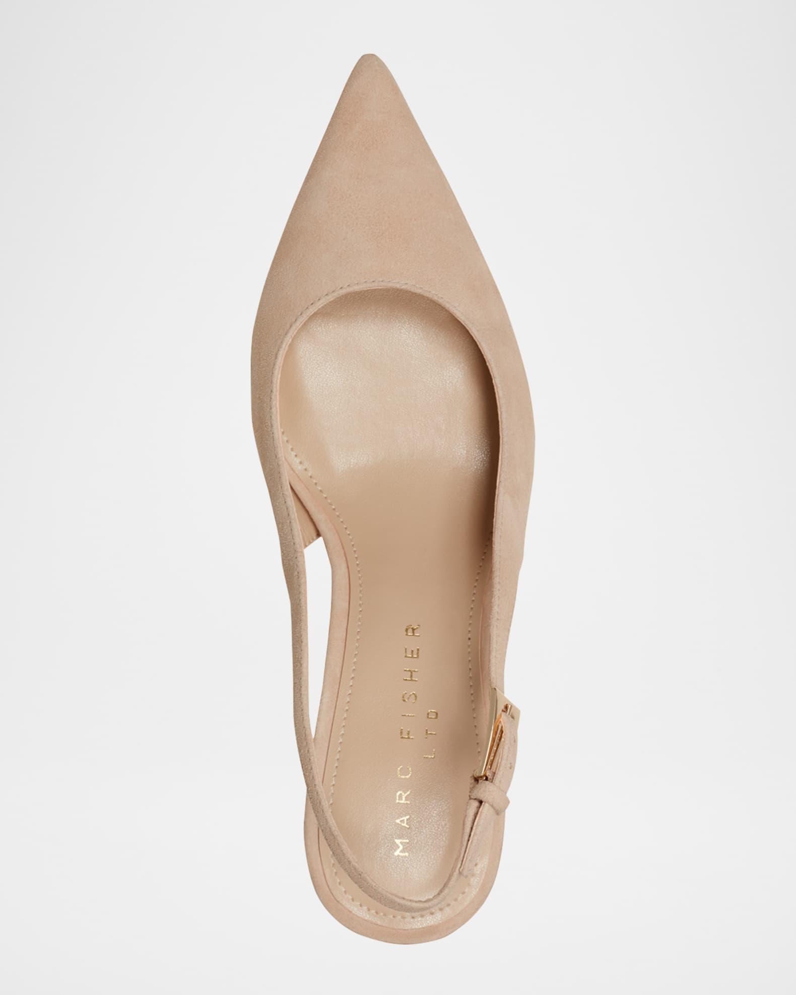 Dorie Suede Slingback Pumps Product Image