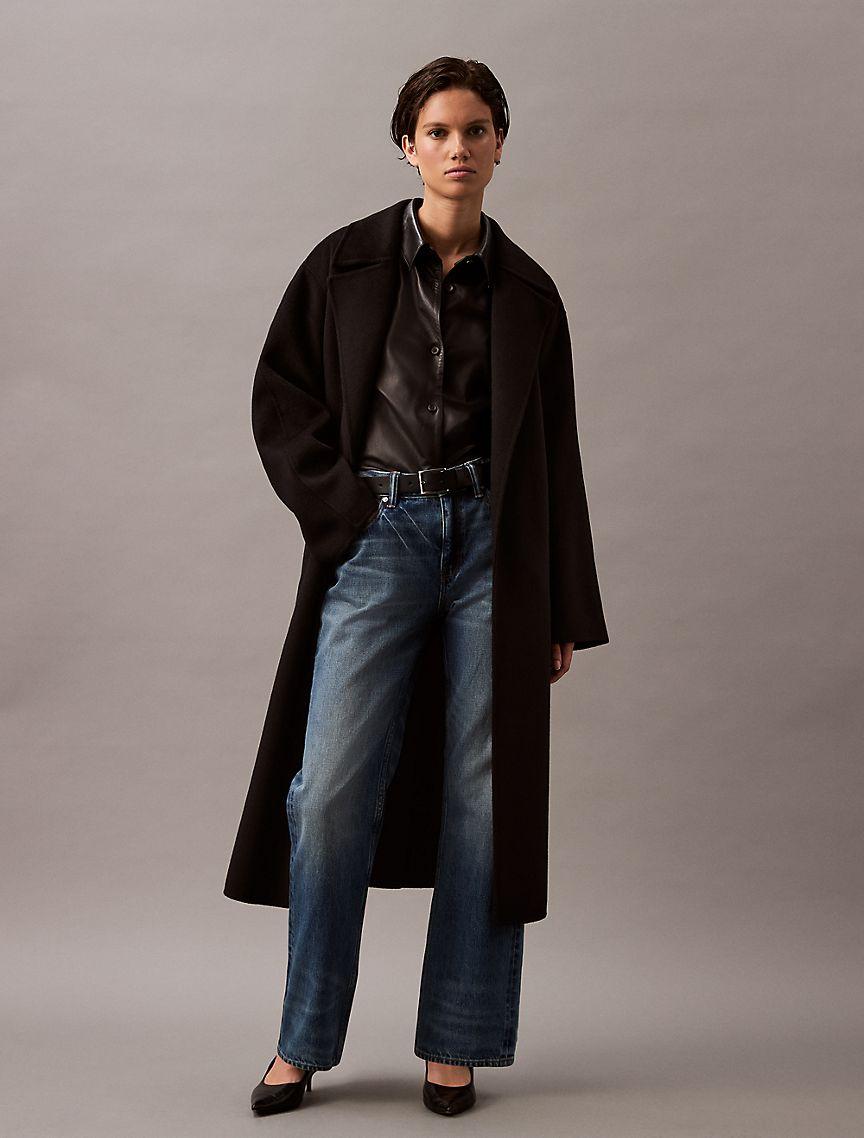 Lamb Leather Button-Down Shirt Product Image