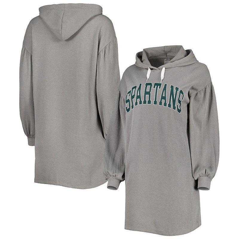 Womens Gameday Couture Gray Michigan State Spartans Game Winner Vintage Wash Tri-Blend Dress Product Image