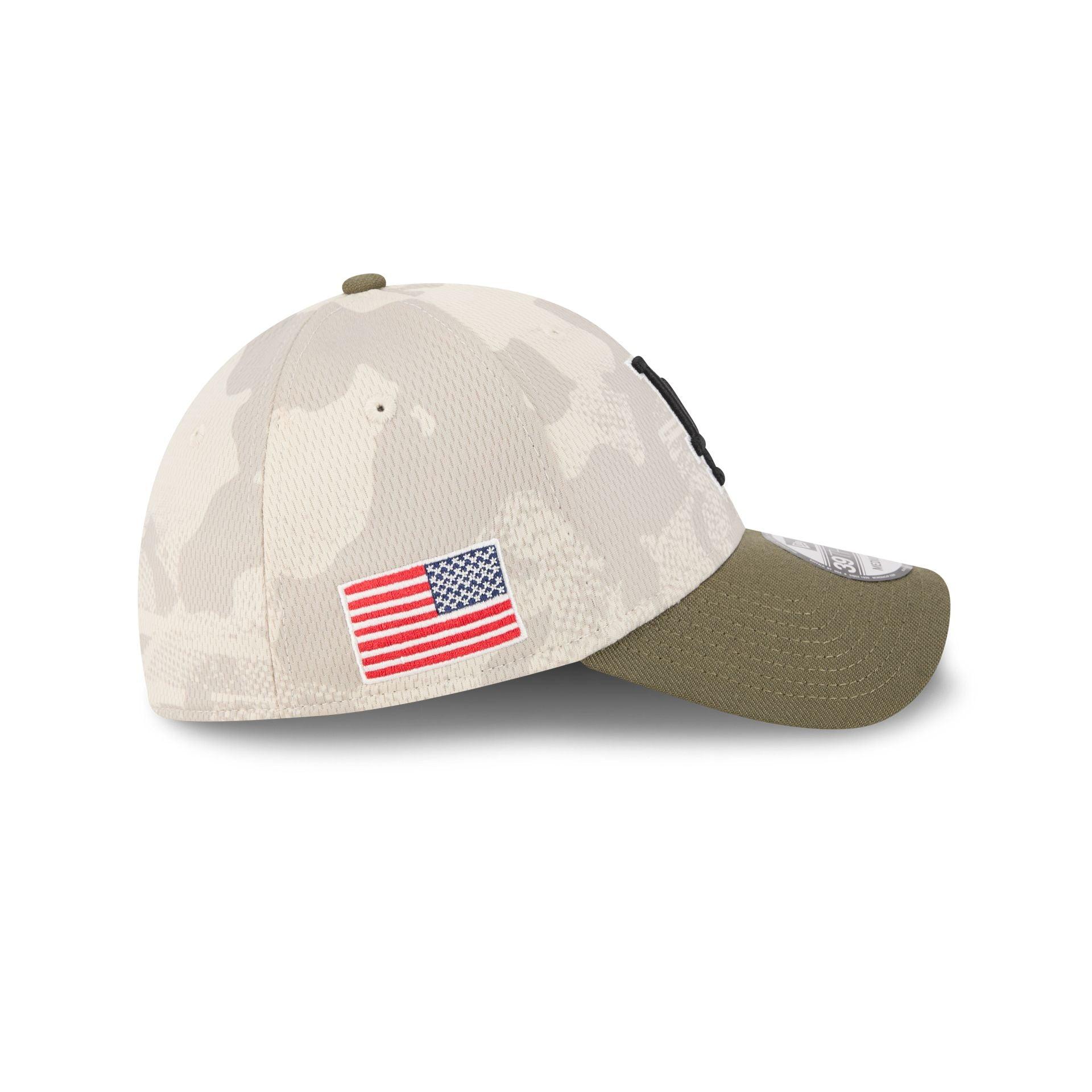 Los Angeles Dodgers Armed Forces Day 2025 39THIRTY Stretch Fit Hat Male Product Image
