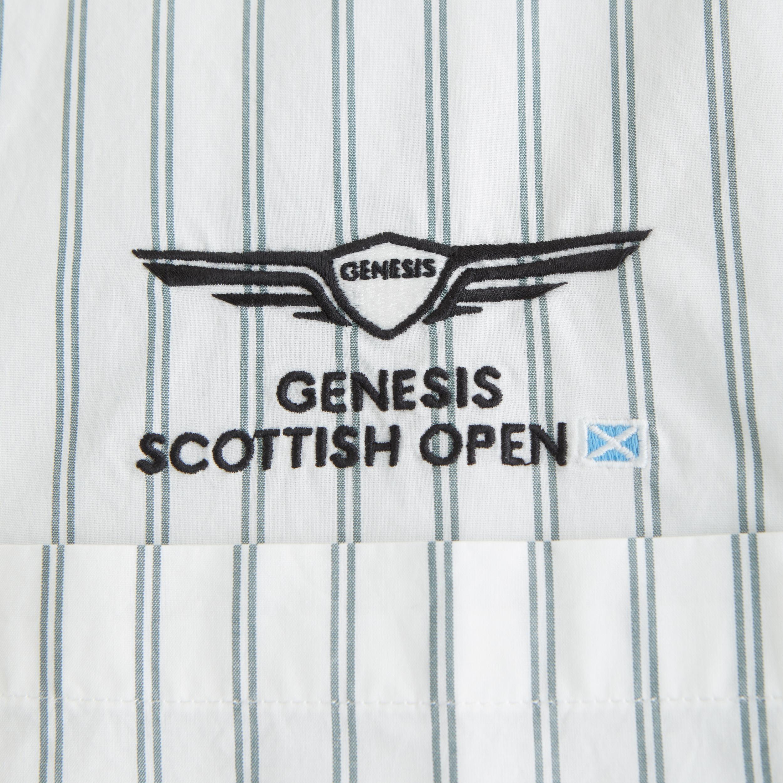 Short Sleeve Cropped PGA Scottish Open Button-Up Shirt Product Image