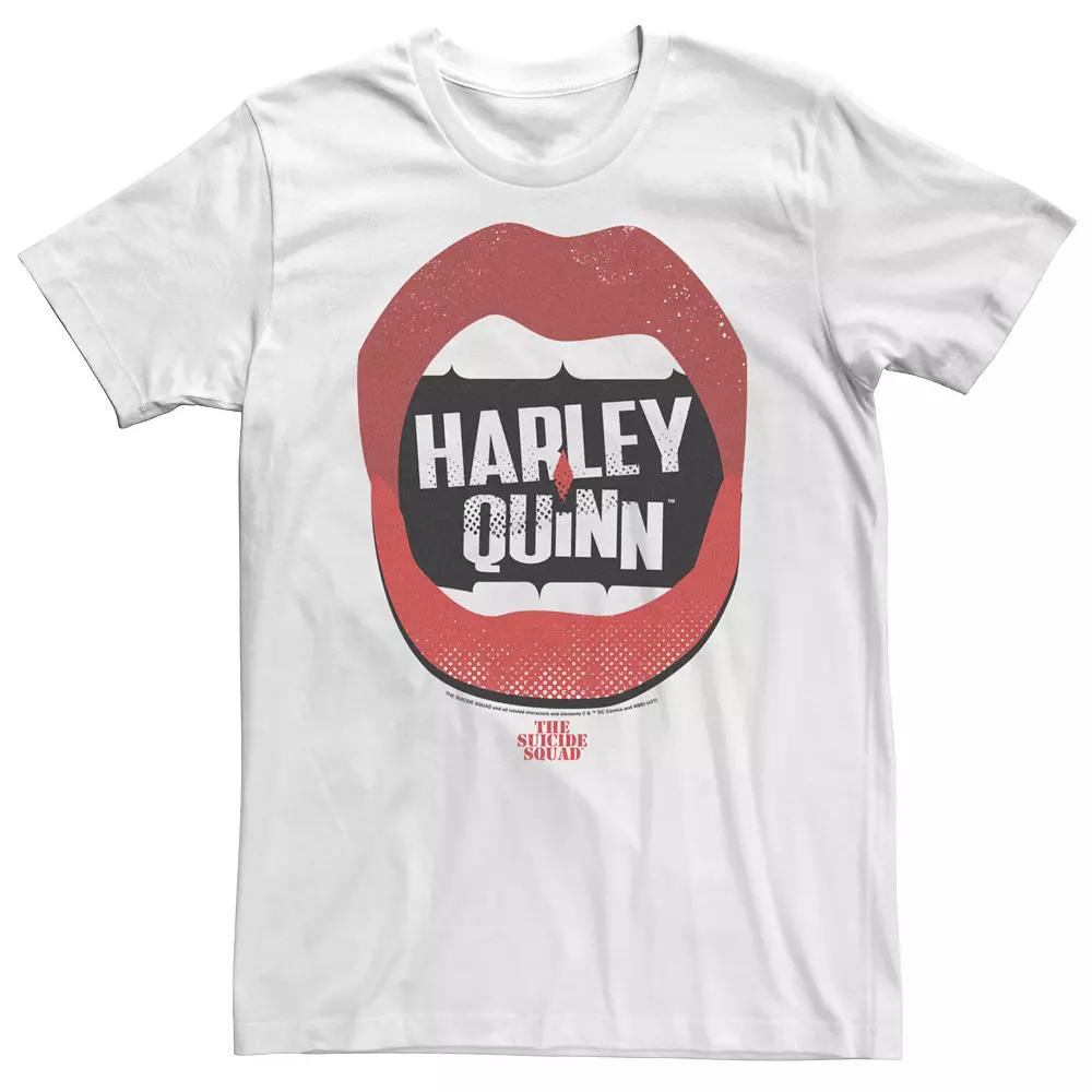 Big & Tall DC Comics The Suicide Squad Harley Quinn Lips Tee, Men's,  Product Image