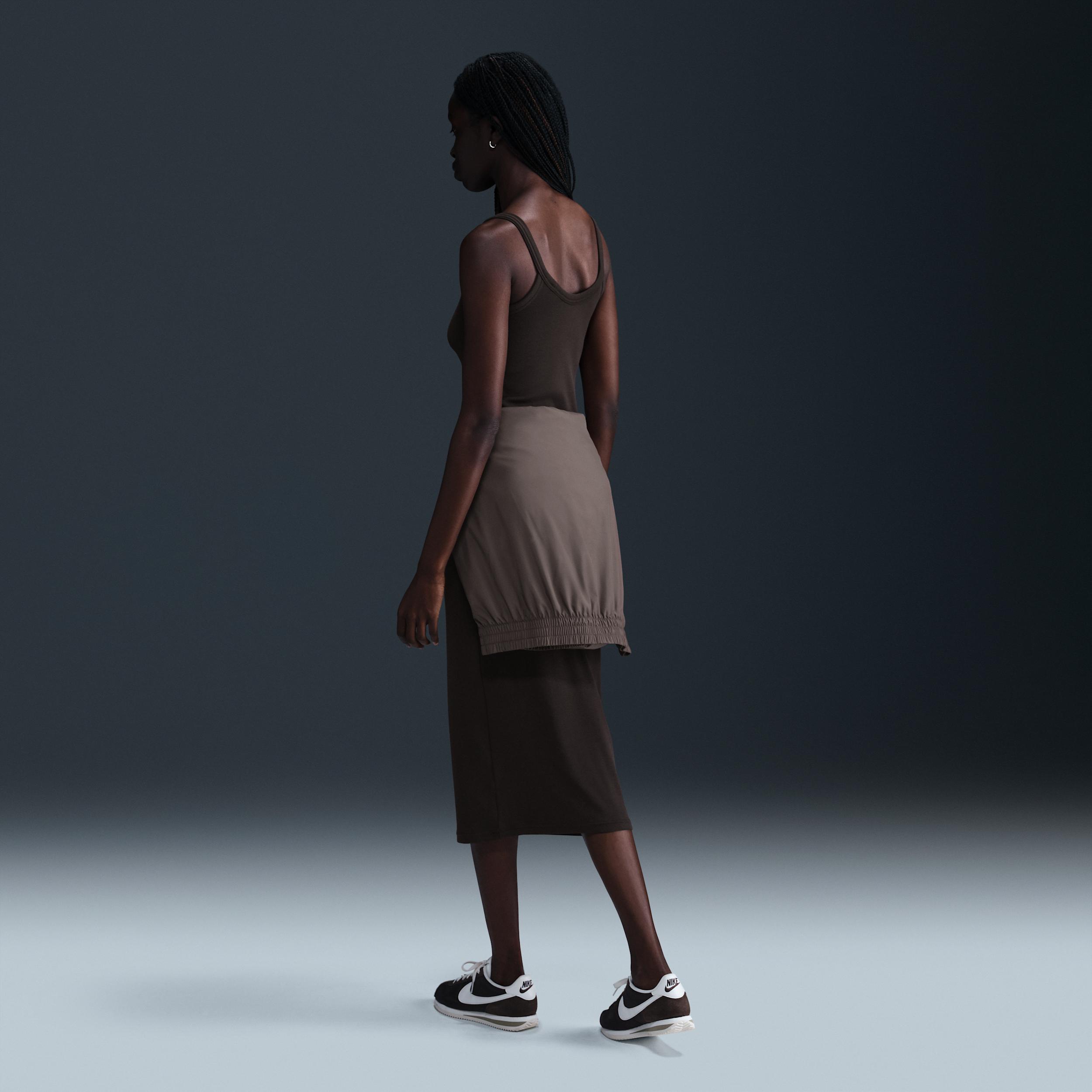 Womens Nike Sportswear Chill Knit Mini-Rib Tank Top Dress Product Image