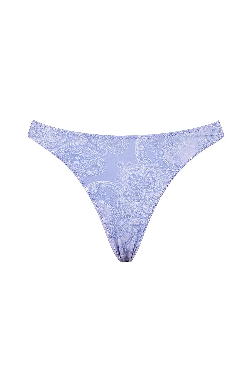 Capri  lavender paisley high leg bikini bottom Product Image