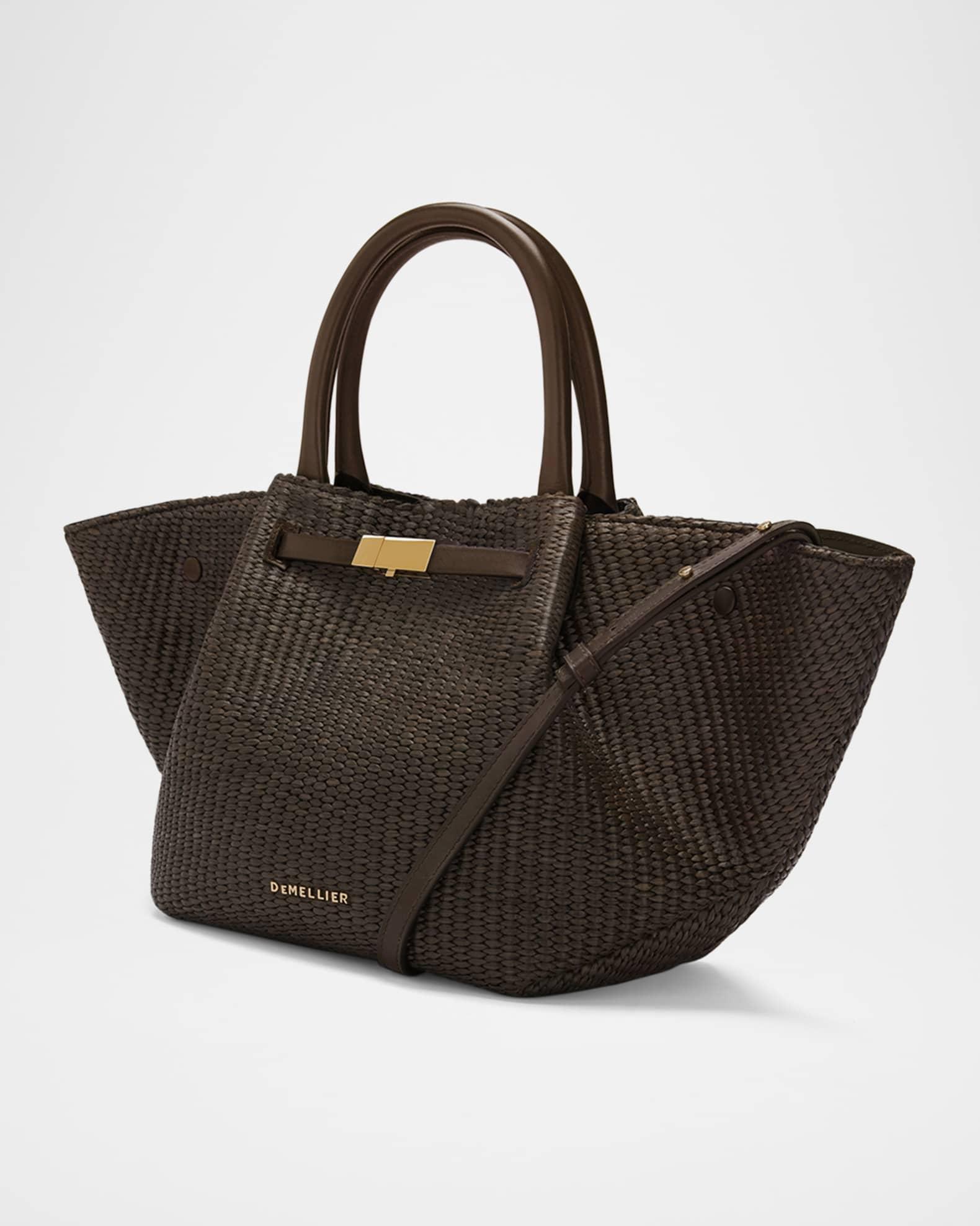 New York Midi Raffia Top-Handle Bag Product Image