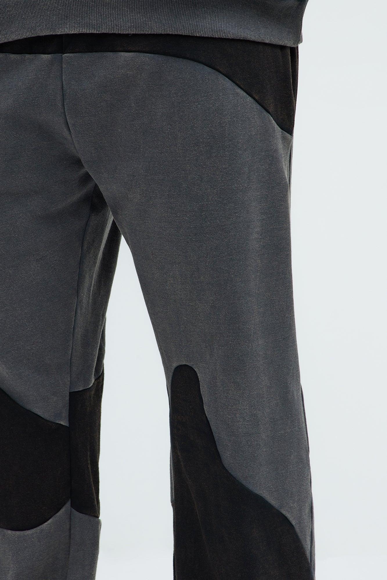 Washed Abstract Jogger - Black Product Image