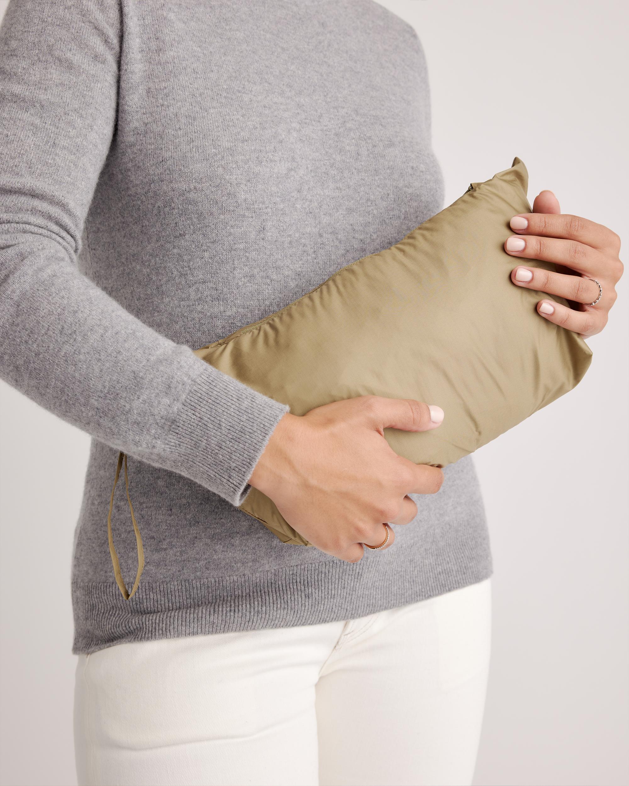 Quince | Women's Lightweight Down Packable Puffer Hooded Jacket Recycled Polyester Product Image