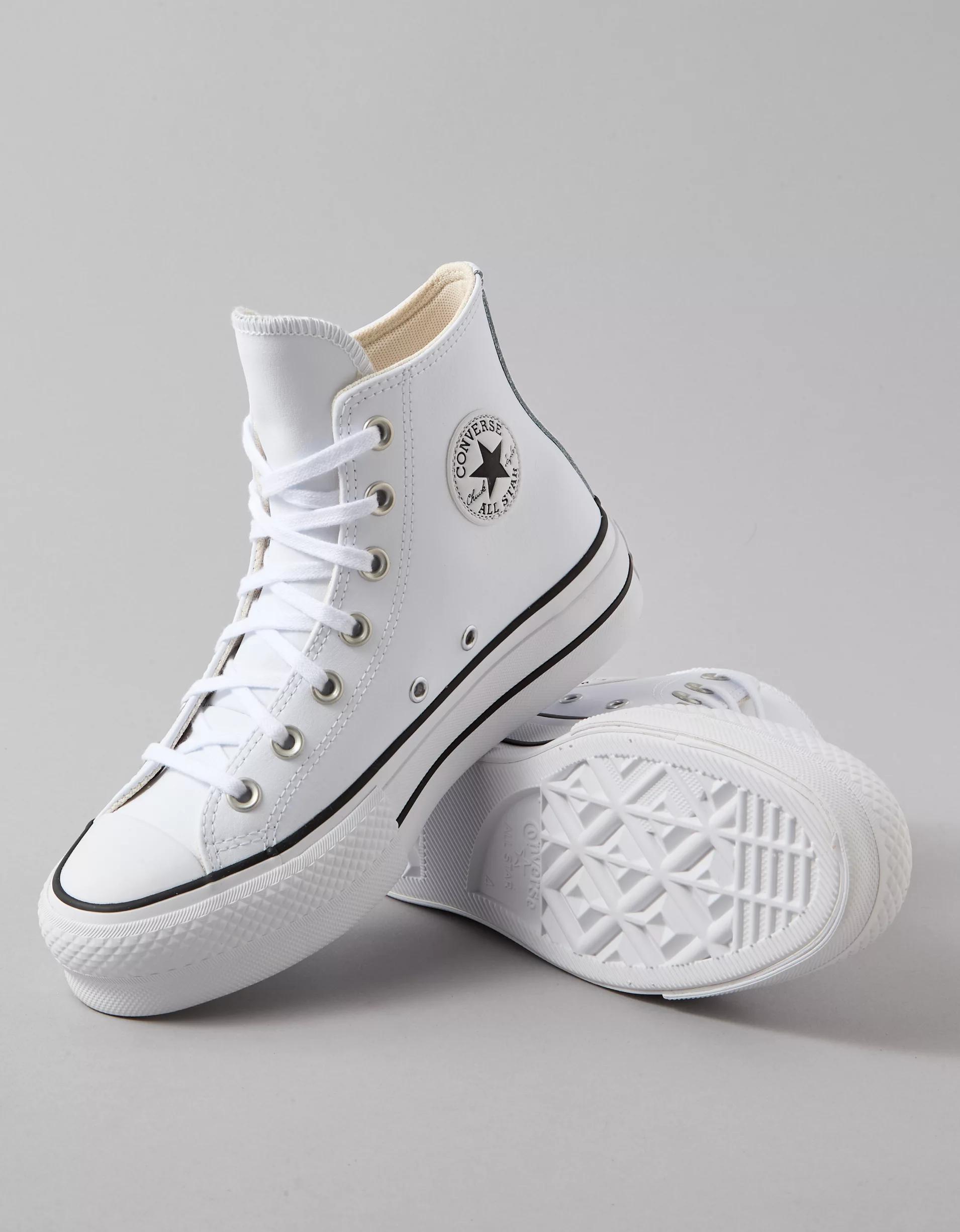 Converse Chuck Taylor Leather All Star Platform Lift High-Top Sneaker Product Image