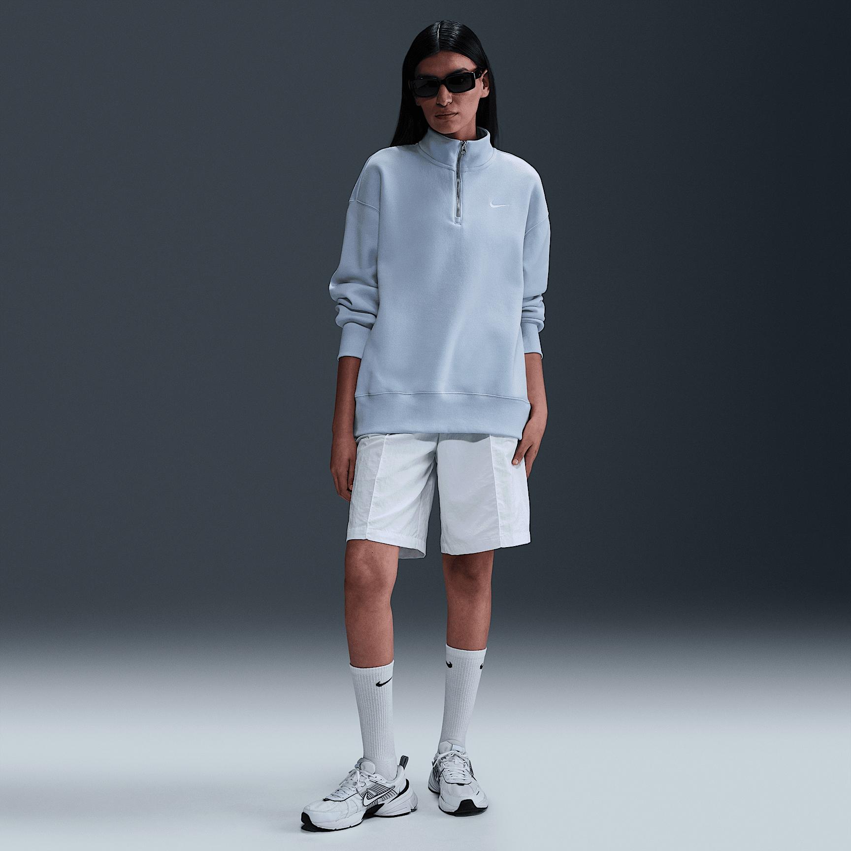 Nike Sportswear Phoenix Fleece Women's Oversized 1/4-Zip Long Sweatshirt Product Image