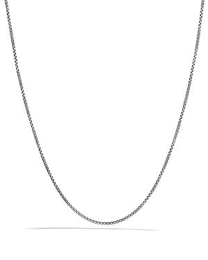 Box Chain Necklace with Gold, 18L Product Image