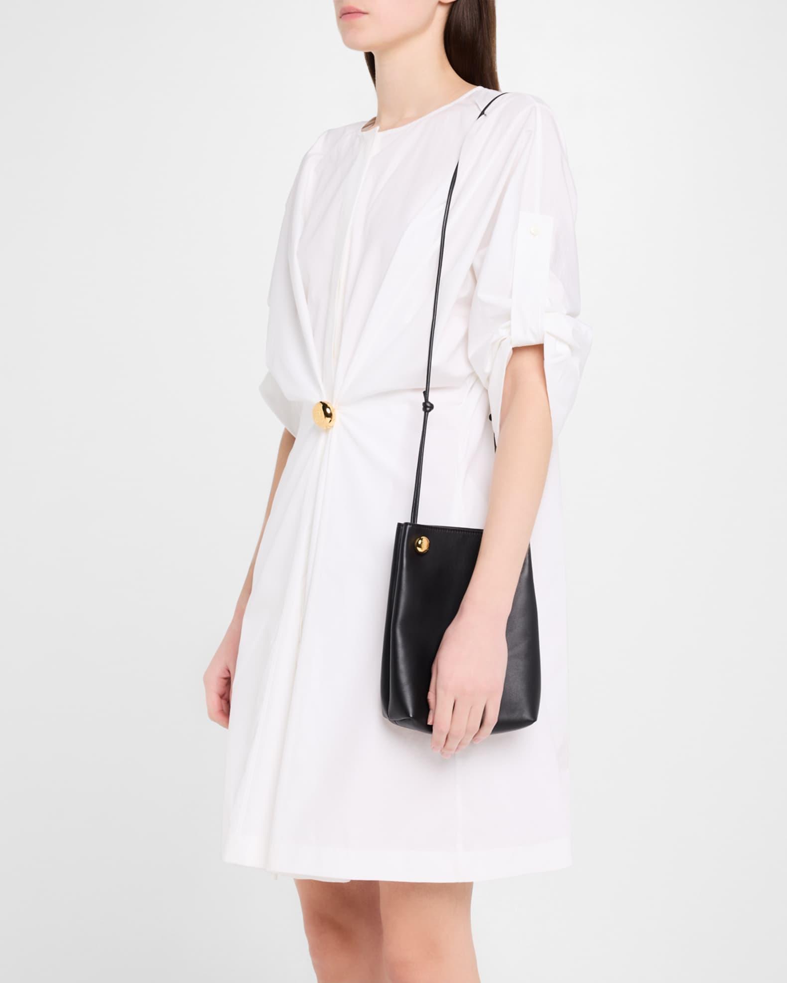 Pebble Pouch Bucket Bag in Calf Leather Product Image