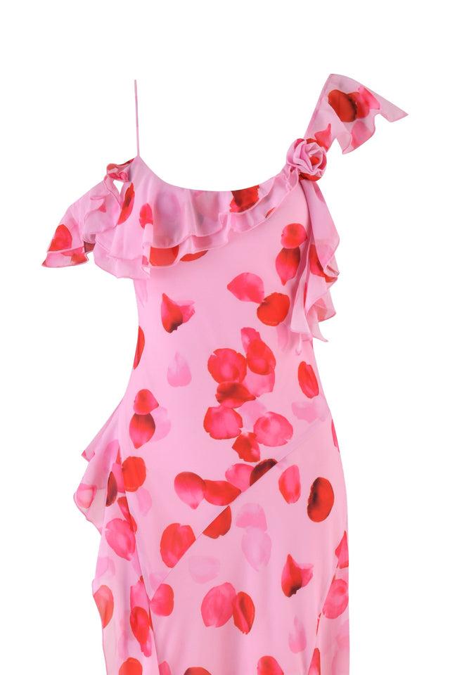 JULIETTA MAXI DRESS - PINK : PEACH PRETTY PETAL Product Image