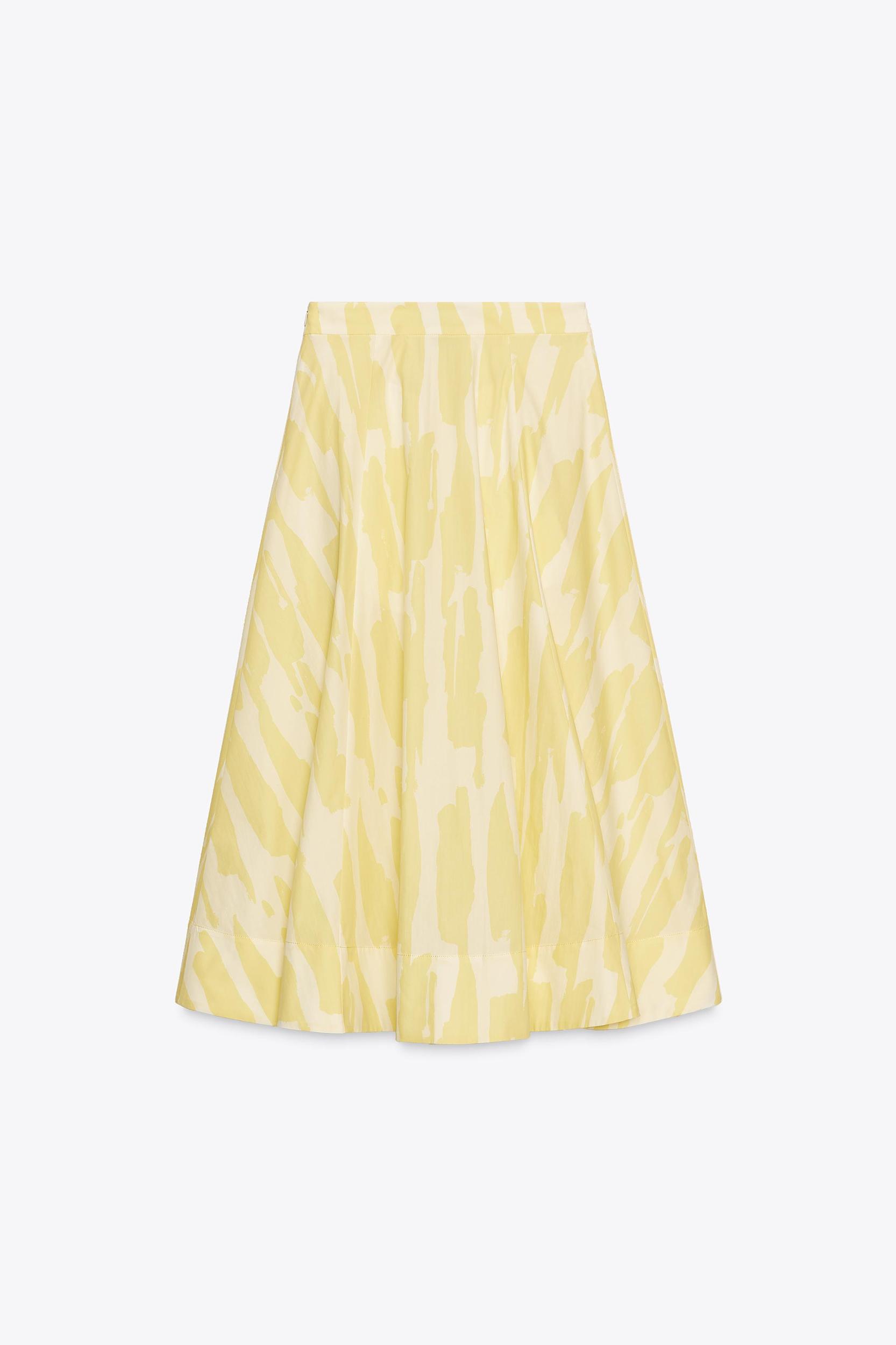 PRINTED MIDI SKIRT ZW COLLECTION Product Image