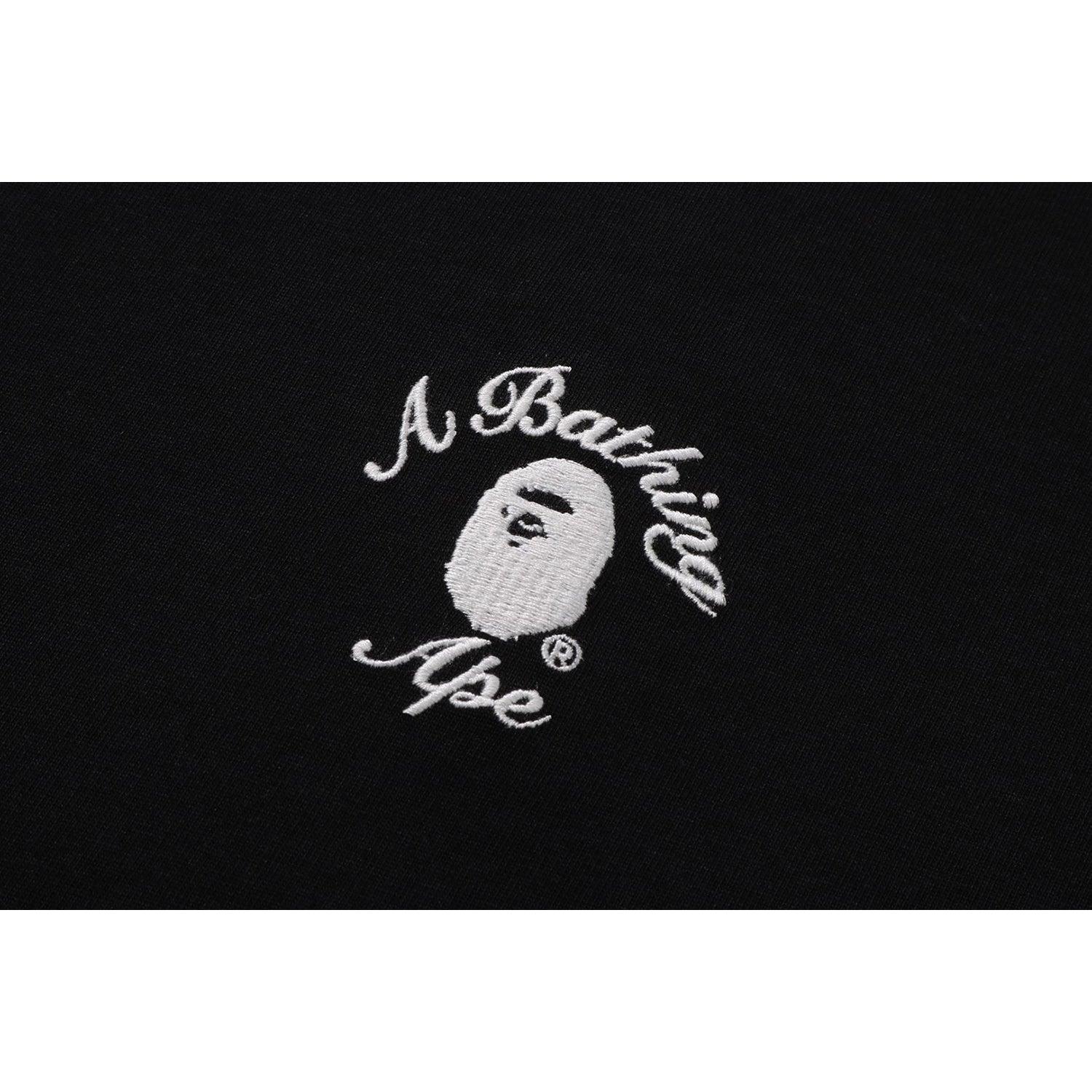 BAPE MENS ONE POINT APE HEAD COLLEGE RELAXED FIT T-SHIRT Male Product Image