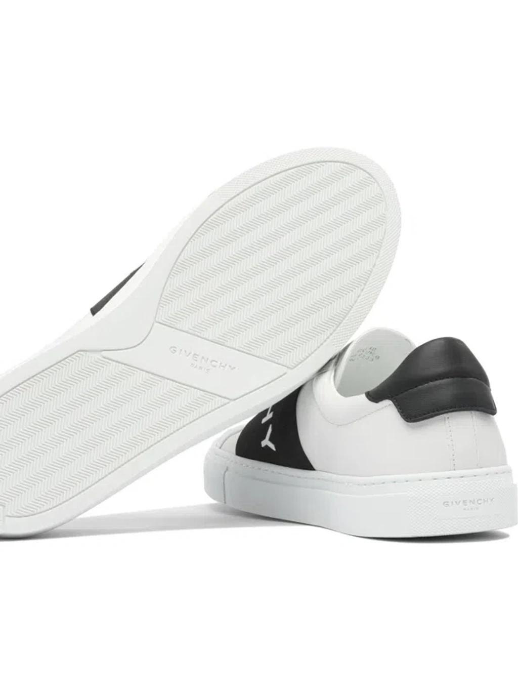 GIVENCHY Urban Street Sneakers In Leather With Elastic Band In Multi Product Image