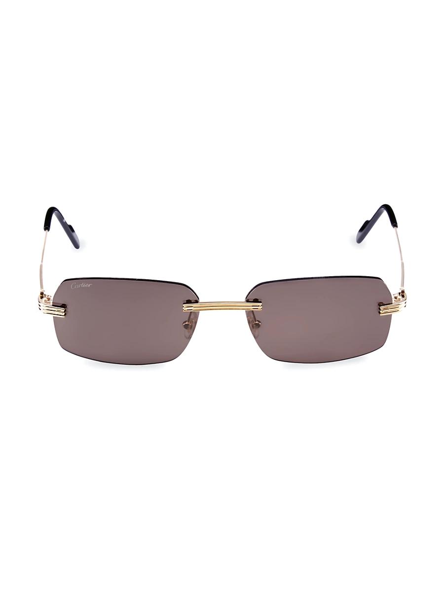 Mens Core Range 58MM Rectangular Sunglasses Product Image