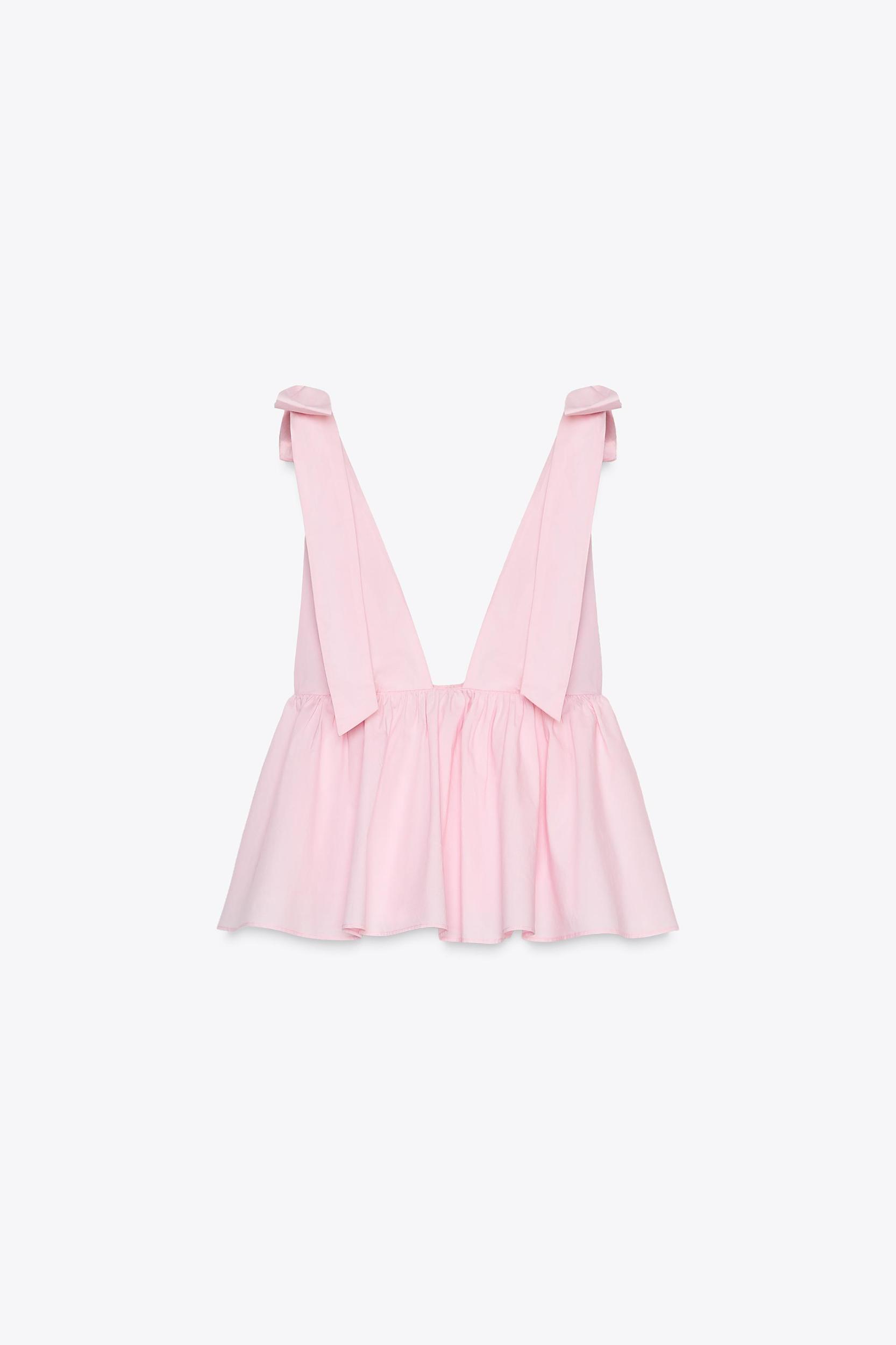 POPLIN BOW TOP Product Image
