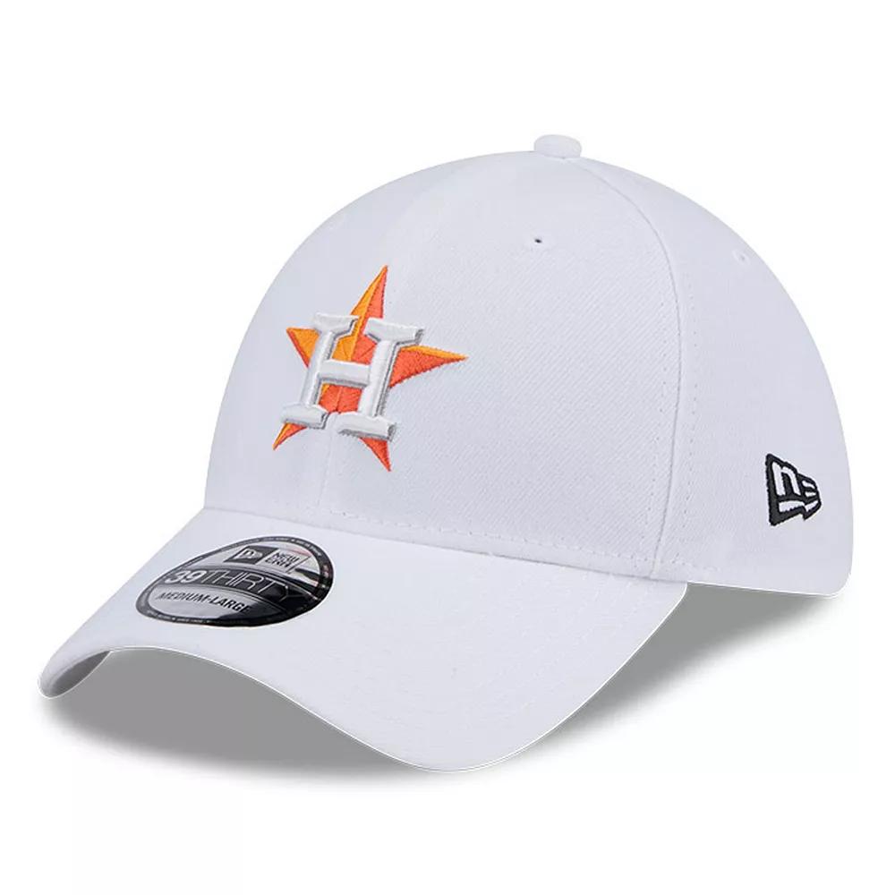 Men's New Era White Houston Astros Evergreen 39THIRTY Flex Hat, Size: Large/XL Product Image