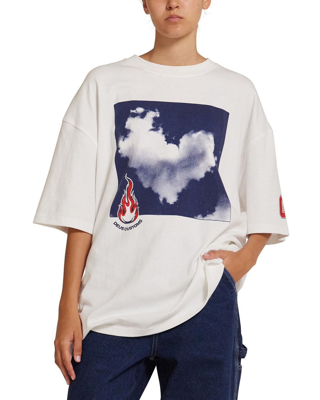 Puffy Love Tee - Vintage White Product Image