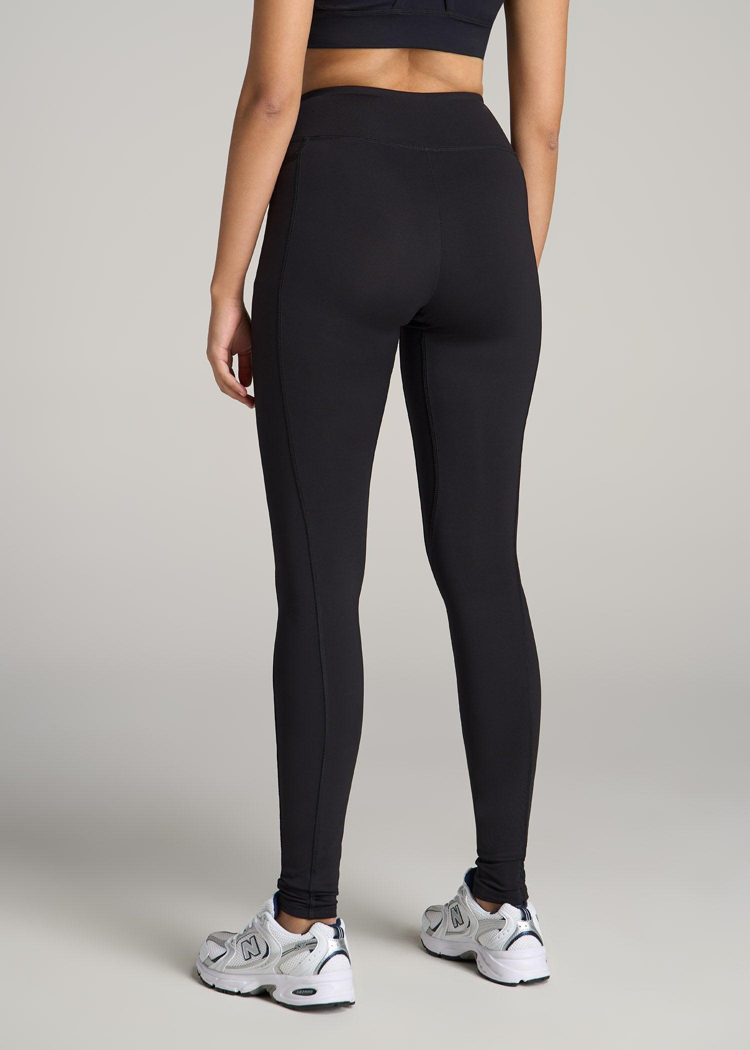 Bella Outer-Pocket Leggings for Tall Women in Black Female Product Image