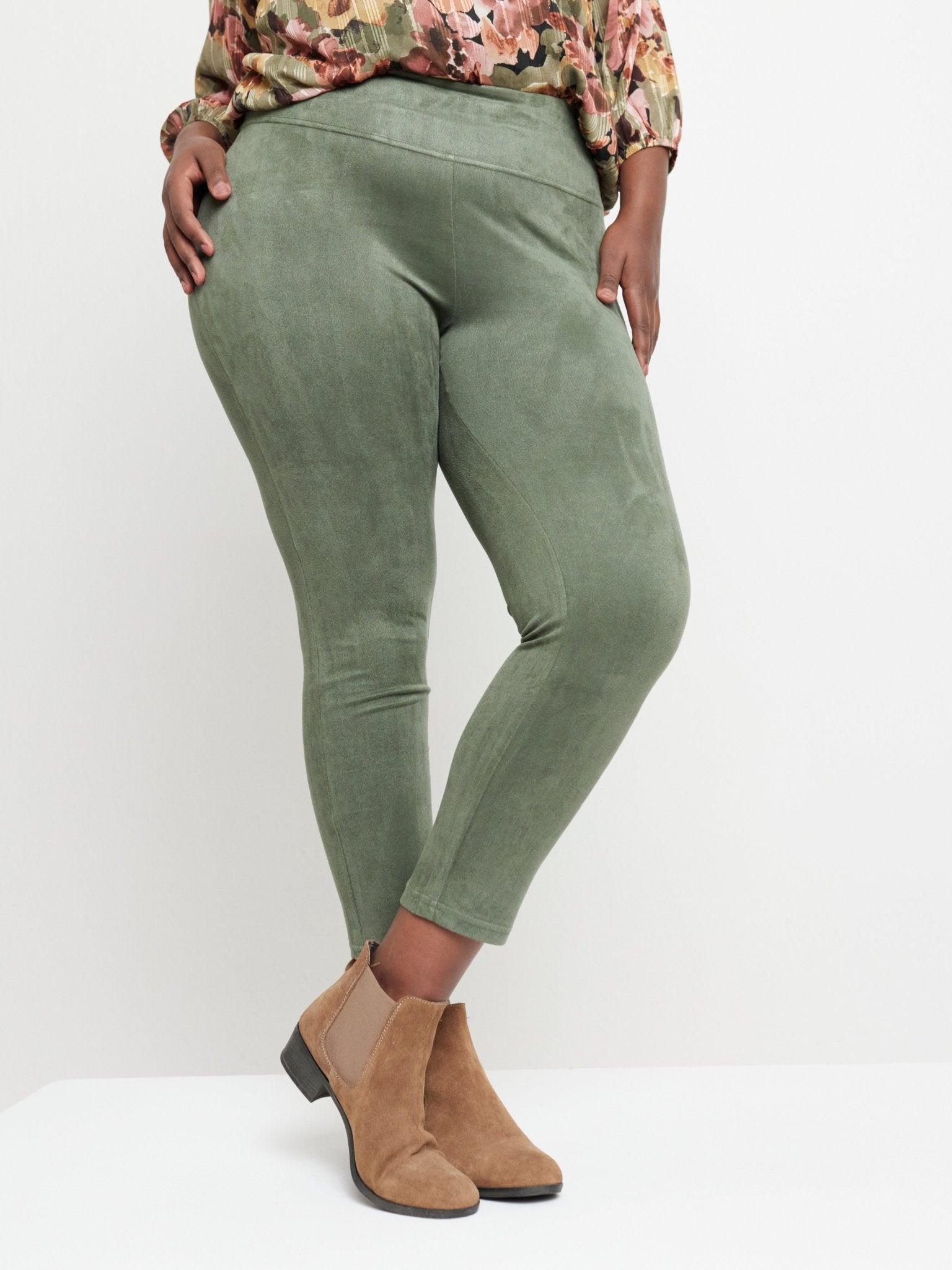 Roz & Ali Tummy Control Faux Suede - Plus Product Image