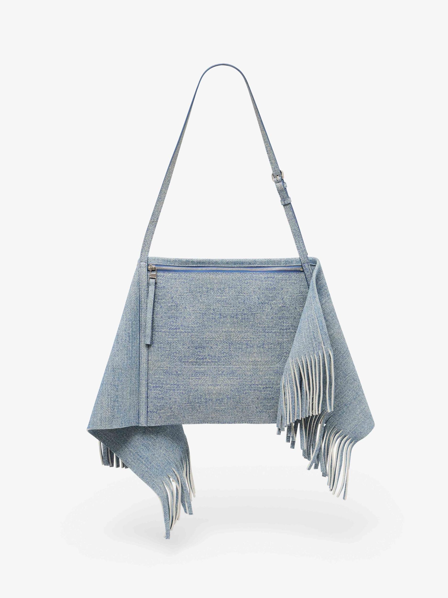 MEDIUM SCARF BAG - SUEDE SHOULDER BAG Product Image