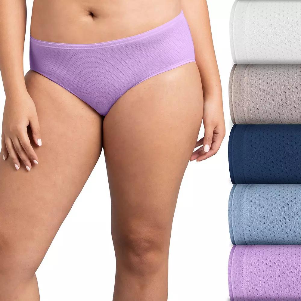 Women's Fruit of the Loom® Signature 5-pack Breathable Micro-Mesh Brief Panty 5DBMLRBK,  Product Image