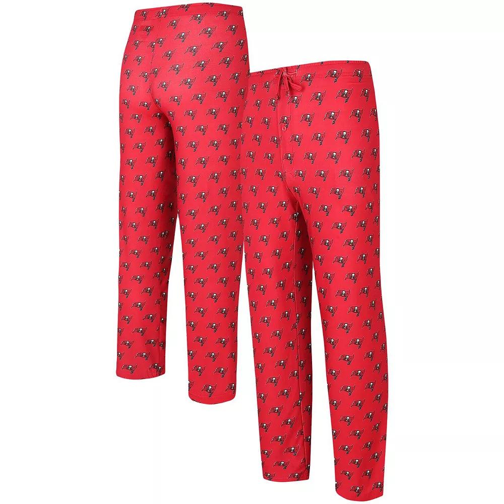 Men's Concepts Sport Red Tampa Bay Buccaneers Gauge Allover Print Knit Pants,  Product Image
