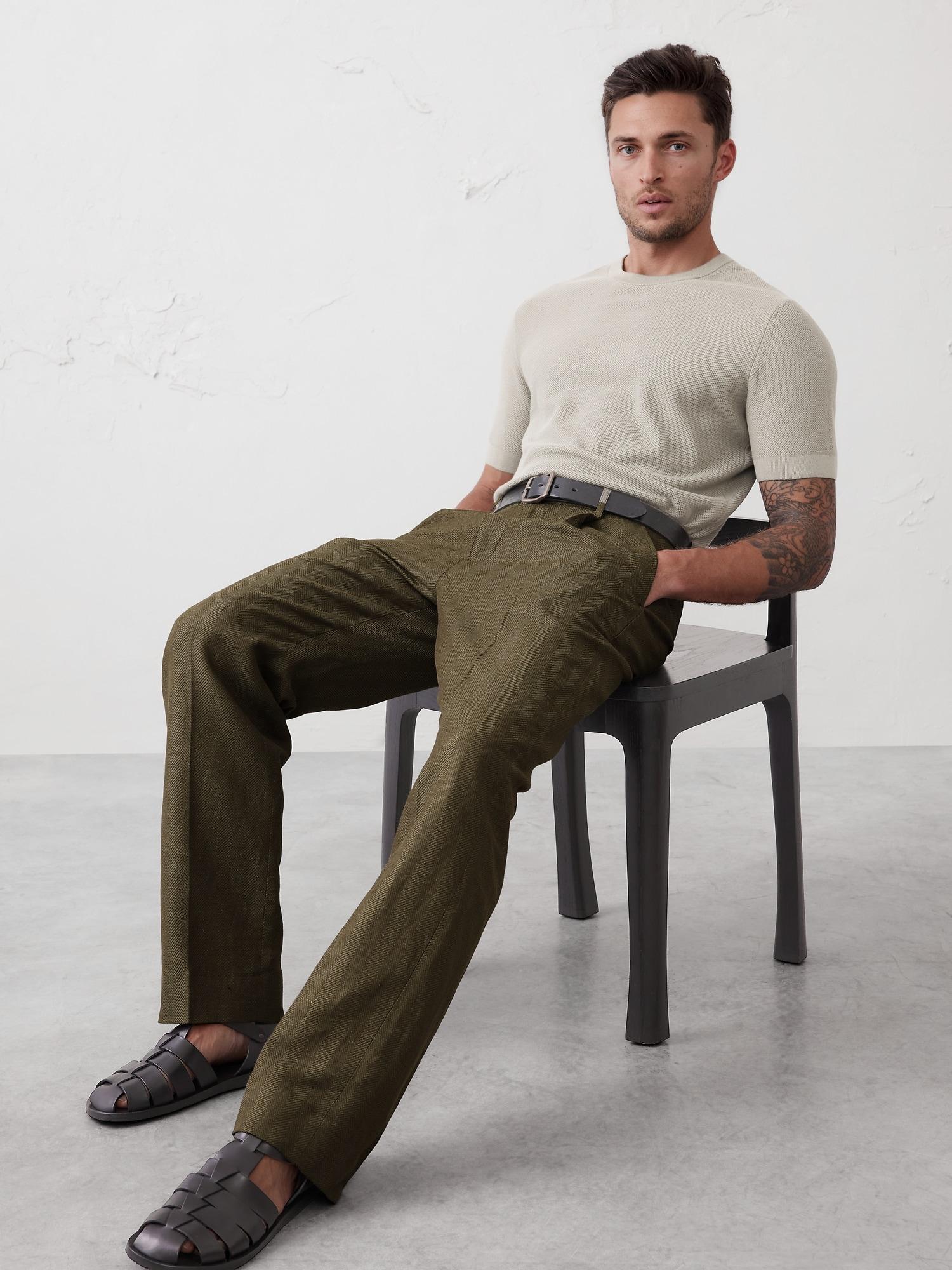 Harbor Linen-Blend Wide-Leg Pant Product Image