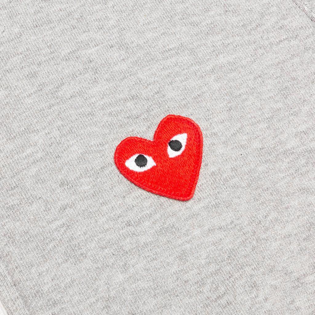 Women's Multi Heart Zip Sweatshirt - Grey Female Product Image