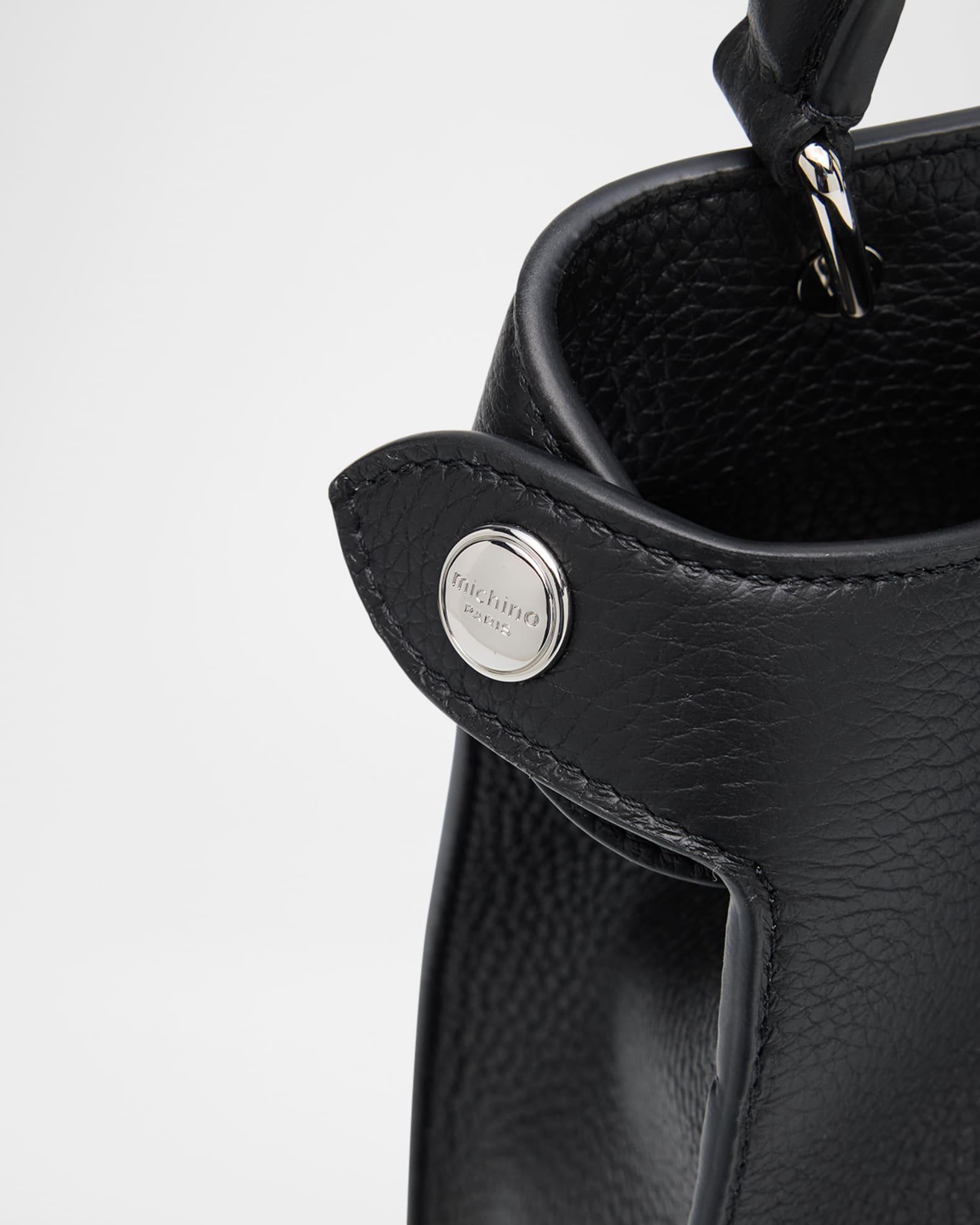 Lutece Mini Grained Leather Top-Handle Bag Product Image