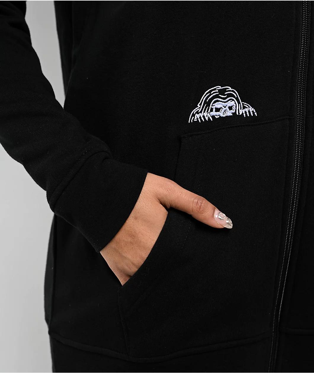 Lurking Class by Sketchy Tank Unchained Black Zip Hoodie Product Image
