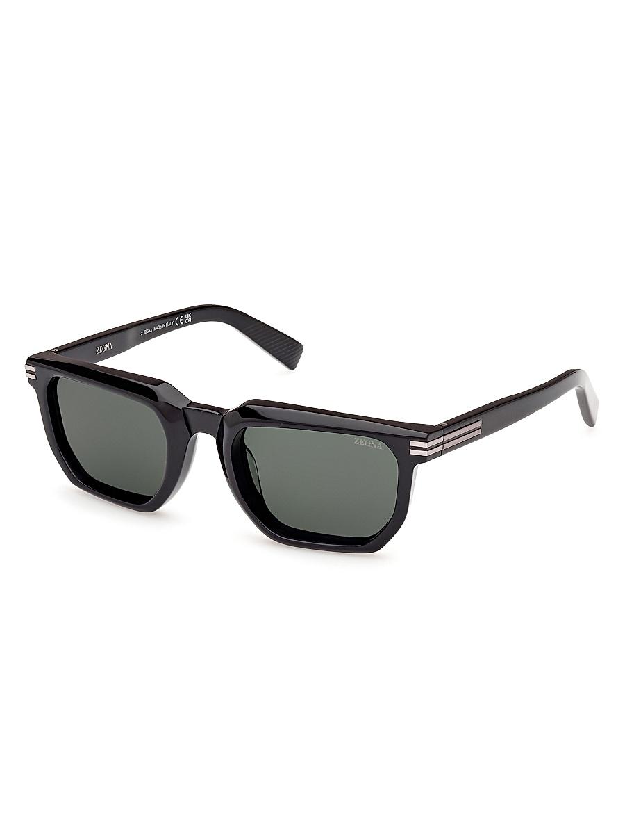 Mens 54MM Rectangular Sunglasses Product Image