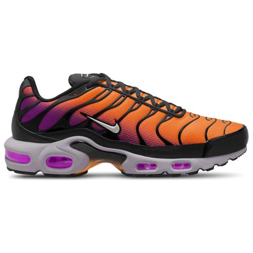 Nike Mens Nike Air Max Plus - Mens Running Shoes Orange/Photon Dust/Black Product Image